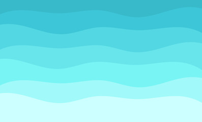 Sea waves blue pattern background. - 579098085