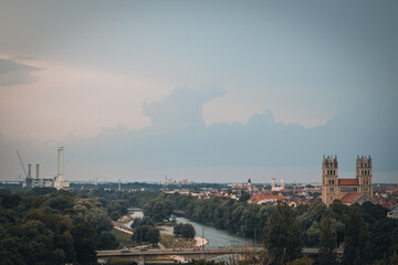 Cityscape of Munich, Bavaria, Germany