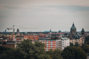 Cityscape of Munich, Bavaria, Germany