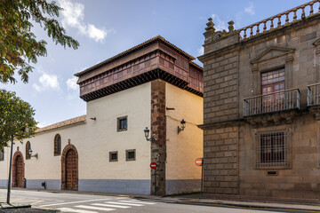 Fototapeta na wymiar Plaza del Adelantado and Church and Monastery of Santa Catalina de Siena, San Cristobal de la Laguna, Tenerife, Canary Islands