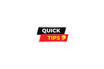 Obraz premium quick helpful tips and tricks background illustration