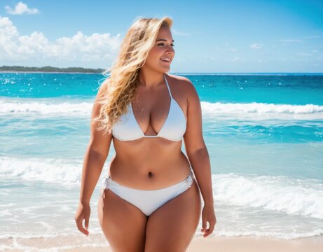 Plus Size Model Swimwear Images – Browse 6,330 Stock Photos