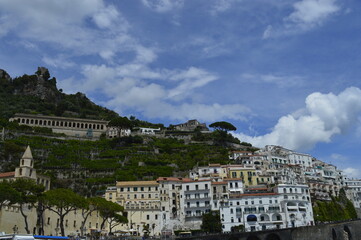 Fototapeta premium Construções na montanha