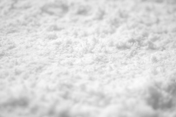 Obraz premium White snow texture background high angle view