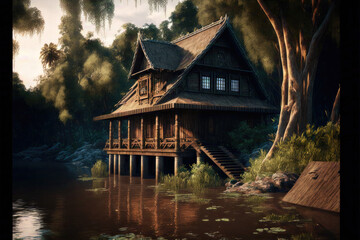 House beside the River