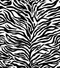Seamless zebra pattern, animal print.