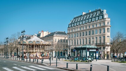 Fototapeta na wymiar Carrousel Palace 1900, Bordeaux, France