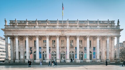 Fototapeta na wymiar Opéra national de Bordeaux, France