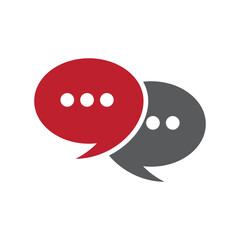 Communication chat logo