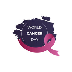 Free vector flat design world cancer day illustration
