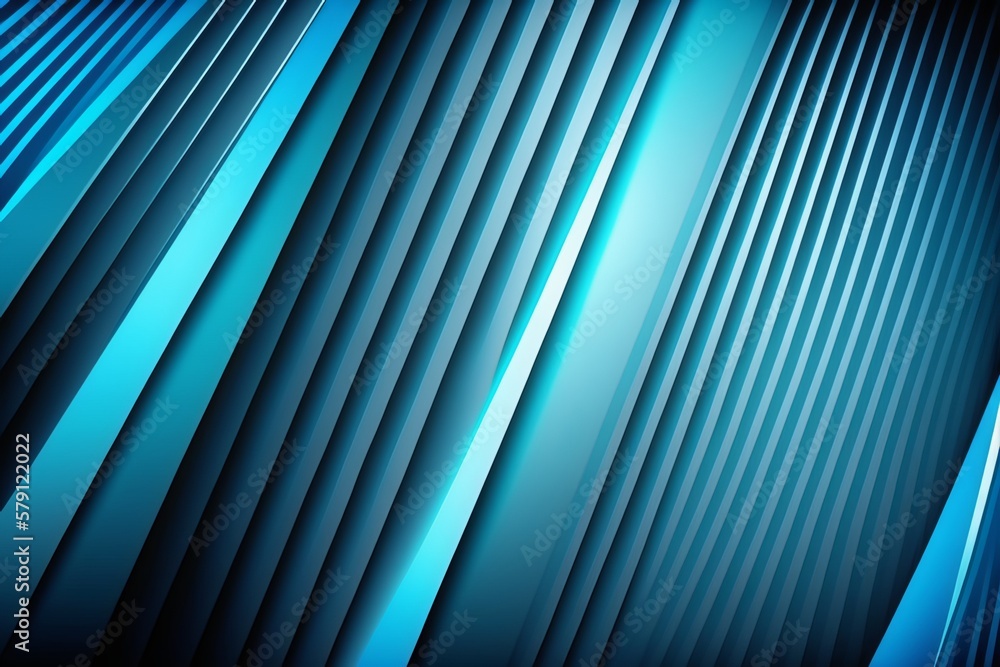 Poster upgrade your design with the dynamic and modern gradient blue lines background - generative ai