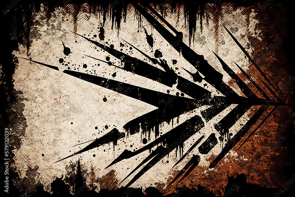 Poster bring your designs to life with the rough and gritty grunge texture background - generative ai