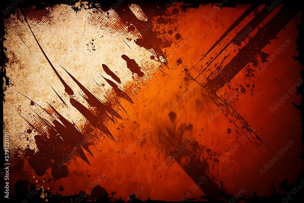 Poster unleash your creativity with this raw and edgy grunge texture background - generative ai