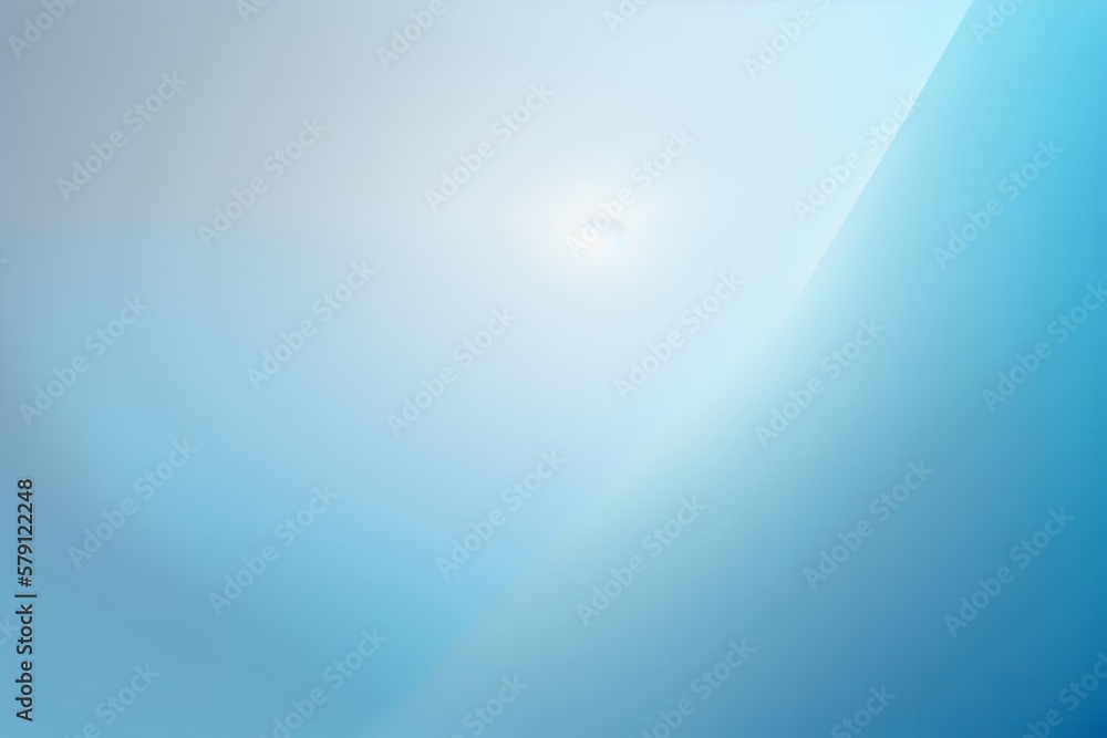 Poster cool and calm: light blue gradient backgrounds for a soothing effect - generative ai