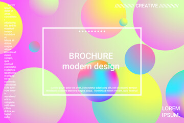 Obraz premium Abstract geometric texture. 3d ball shape gradients for decoration design.