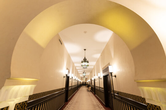 Long Hallway, Cataract Hotel, Aswan Egypt