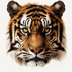 Art design animals draw, cat and dogs, tiger style