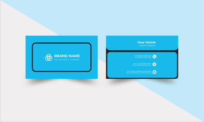 Modern Business card Design Template. Creative and clean Business card Template. Elegant Business card. Personal visiting card abstract Design. Creative Modern name card.