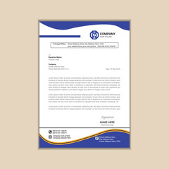 Creating a Simple and Clean A4 Corporate Business Letterhead with Vector Design and Bleed