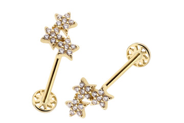 piercing earrings gold silver ideas white key isolated lock old security metal white keys antique door