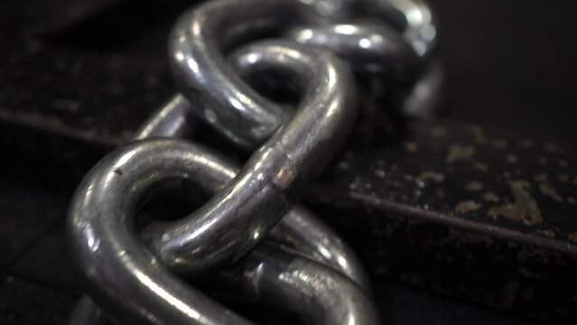 gym chains workout muscle steel chain