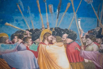 Fotobehang Giotto il bacio di Giuda © g8ste