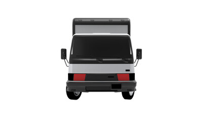 truck isolated on white background