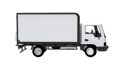 truck isolated on white background