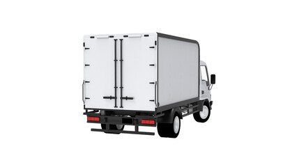 truck isolated on white background