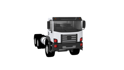 truck isolated on white background