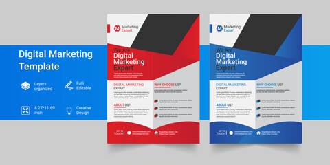 Digital Marketing Expert Business Flyer Template