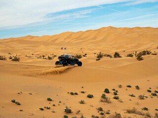 Canam UTV side by side off-roading in Glamis Desert