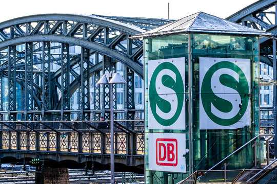 Munich, Germany - December 13: the central bus station at the Hackerbruecke in Munich on December 13, 2022