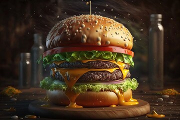 The best Cheeseburger. Generative AI