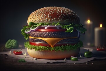 The best Cheeseburger. Generative AI