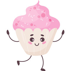 cute cartoon muffin