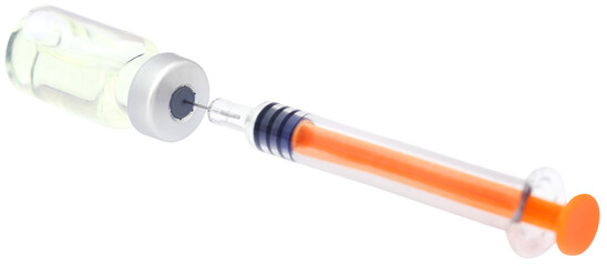 Fototapeta premium Syringe with vial