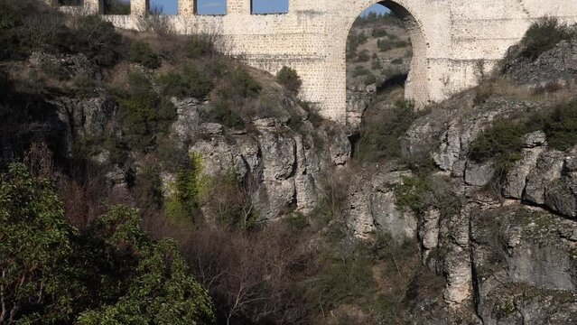 Incekaya aqueduct on Tokatli Canyon,Safranbolu, Karabuk, Turkey