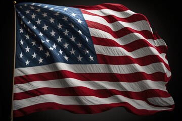 Waving United States Flag