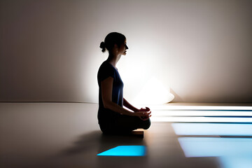 calm meditation for mindfulness, generative ai - 579147809