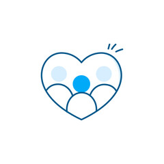 Family-owned business vector icon with hand-drawn touch. Family Owned  Icon. Small Business Vector Symbol.