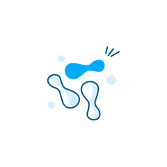 Prebiotics and Probiotics vector line icon
