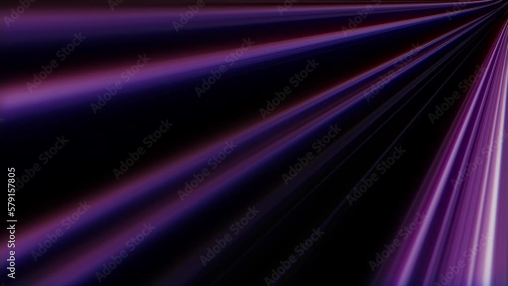Poster seamless loop glow pink blue optical flare beam shine rays light from top right animation on black a
