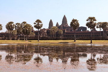 Obraz premium archaeological site at sunset - Angkor Wat