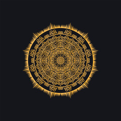 Mandala design background Islamic background 