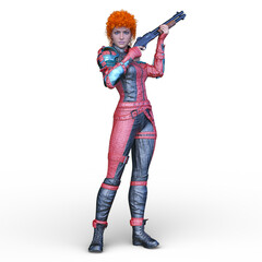 Fototapeta premium サイバーウーマン