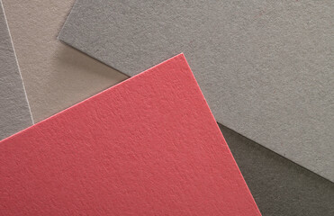 Fototapeta premium texture of multi-colored paper macro with lines.close-up of cardboard paper in different colors and shades for wallpaper banner background
