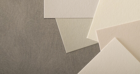 macro paper texture with lines.close-up of cardboard paper in light gray and white shades for wallpaper banner background