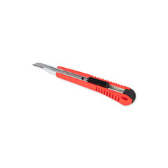 Snap-off blade isolated over white background