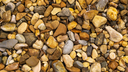 background of stones small gravel texture